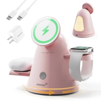 ZEEHOO 3 in 1 Charging Station for Apple Devices