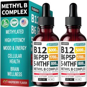 (2-Pack) Methylated B Complex Liquid Drops
