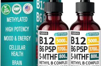 (2-Pack) Methylated B Complex Liquid Drops