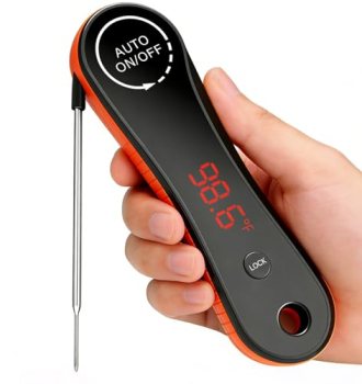 Digital Meat Thermometer, Paysean 0.5 Sec Instant Read ±0.5℉ with Auto-Rotating