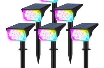 T-SUNUS Solar Spotlights Outdoor Waterproof IP65