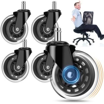 OVLLAN Office Chair Wheels, Outstanding Replacement Roller Blade Wheels for Offi