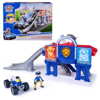 Paw Patrol Search & Rescue Lift ‘N’ Repair Playset with Exclusive Figure & Vehic
