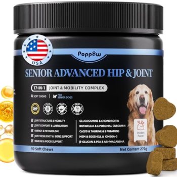 POPPAW Senior Advanced Joint Supplement for Dogs