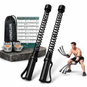WITSPARKLLE 2PCS Ropeless Battle Ropes for Home Gym