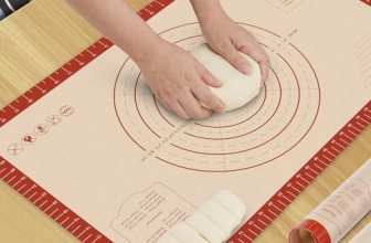 HOTEC Silicone Baking Mat – 26×16 Thickened Pastry Dough Mat with Measurement No