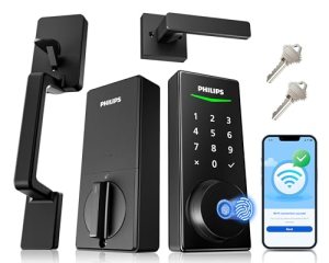 Philips Touchscreen WiFi Smart Lock with Handle Set