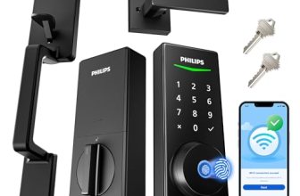 Philips Touchscreen WiFi Smart Lock with Handle Set