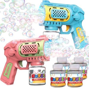 EagleStone Bubble Gun Toys for 3+ Year Old Kids Boys Girls