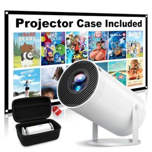 Mini Projector, Native 1080P Portable Projector with Carrying Case
