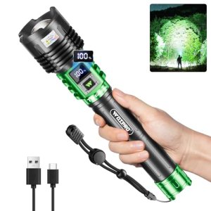 WdtPro Rechargeable LED Flashlights High Lumens