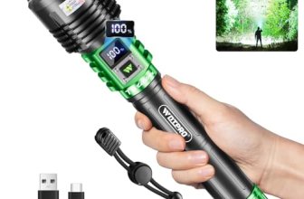 WdtPro Rechargeable LED Flashlights High Lumens
