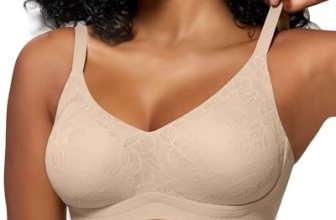 HORISUN Womens Bra Lace Seamless Wireless Wirefree Lift Comfy Sexy Bralettes No
