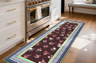 GarveeHome Brown 2×6 Runner Rug for Hallway