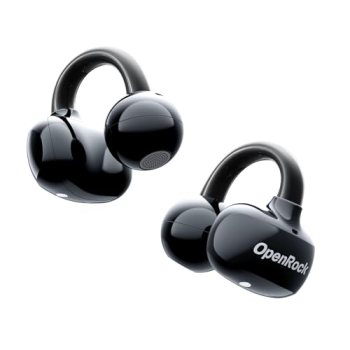 OpenRock E Open Ear Headphones – Clip On Earbuds – 4G Lightweight Comfort – Blue