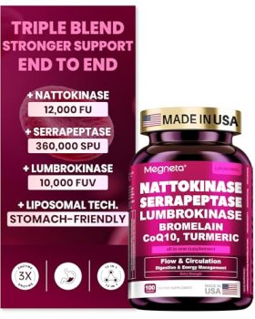 MEGNETA Nattokinase Supplement 12