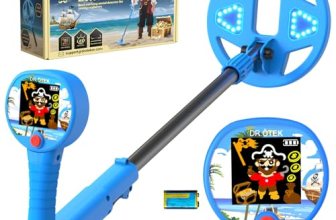 DR.ÖTEK Metal Detector for Kids – Innovative 2.4” Color LCD Display