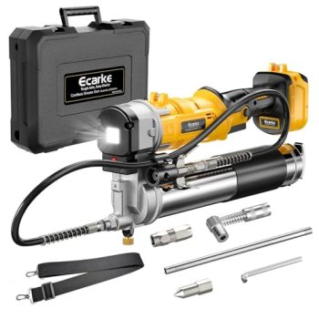 Ecarke Cordless Grease Gun Compatible with DeWalt 20V Battery