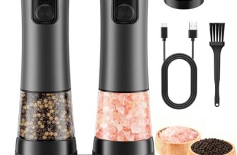 Electric Salt and Pepper Grinder Set