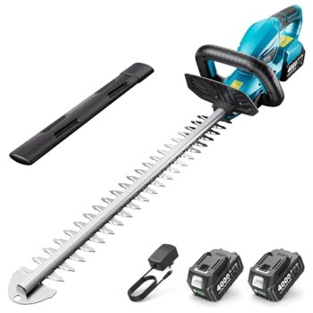 SEESII 20V Hedge Trimmer Cordless: 20″ Electric Bush Trimmer