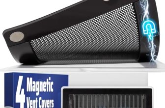 Magnetic Vent Mesh- 4 Pack, 5 x 11 inch Strong Magnetic Vent Screen for Home Flo