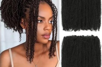 goodear Afro Kinkys Bulk Synthetic Hair 12 Inch 3 Pcs/Lot（150g）Natural Black Afr