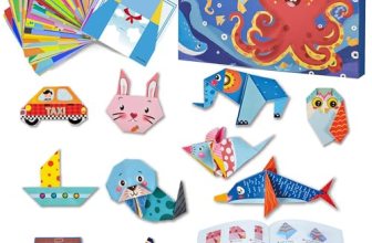 Origami Kit for Kids Ages 5-16, 212 Sheets with 72 Patterns & Instruction Book