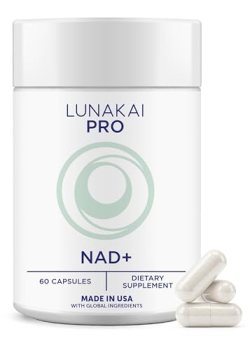 Lunakai USA Made Dual-Pathway NAD+ Formula with NR & Resveratrol