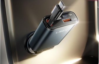 LISEN Retractable Car Charger USB C