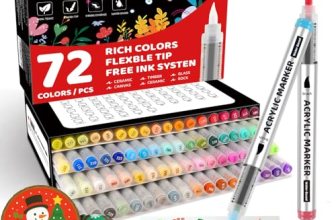 72 Colors Acrylic Paint Markers