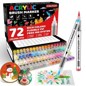 72 Colors Acrylic Paint Markers