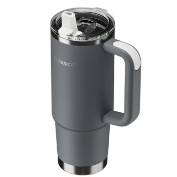 SILICANICE For Travel & Gym – Never Drink from a Moldy Lid Again: 30oz Hygienic