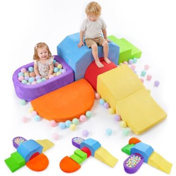 Dogern Foam Climbing Blocks, 6 PCS Baby Climbing Blocks