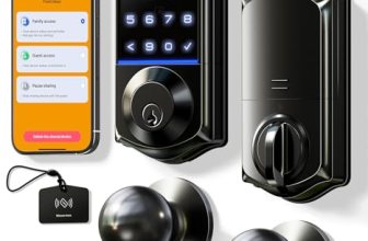Veise VE017-K Fingerprint Smart Lock with 2 Knobs
