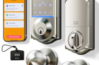 Veise VE017-K Fingerprint Smart Lock with 2 Knobs