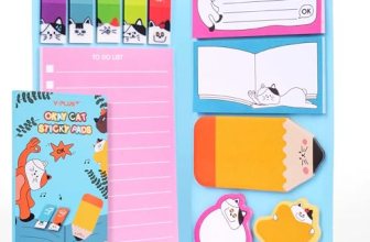YPLUS Cat Sticky Notes Set, 440pcs Cute Planner Self-Stick Note Pads with Lined
