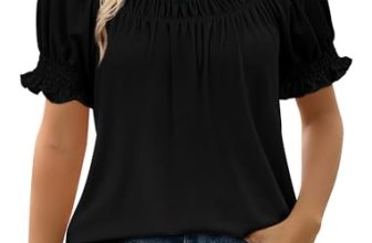 Womens Tops Spring Tops for Women Clothing Trendy Fashion Puff Short Sleeve T Sh