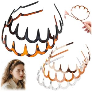 HJKLIUT 5Pcs U Shape Fashion Tooth Hair Comb Headband