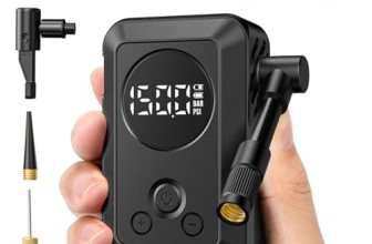 ETENWOLF Mini Bike Pump,20s Fast Inflate Bicycle Pump with Guage