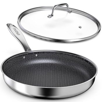 imarku 12″ Non Stick Frying Pan with Lid