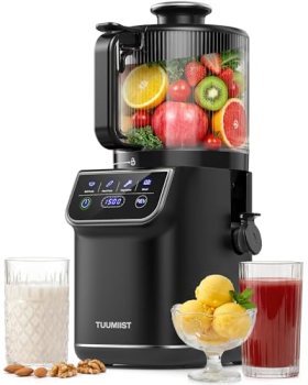TUUMIIST 3-in-1 Cold Press Juicer Machine