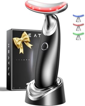 Red Light for Face and Neck, 7-in-1 Face Massager Tool