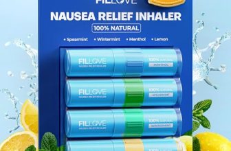 FILLOVE 1s Fast Nausea Relief Nasal Stick with 2-in-1 Motion Sickness Ease