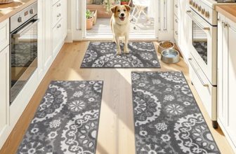 Yamaziot Washable Kitchen Rug Sets of 3