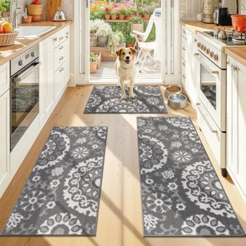 Yamaziot Washable Kitchen Rug Sets of 3