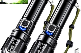 AKNEAR Rechargeable LED Flashlight High Lumens