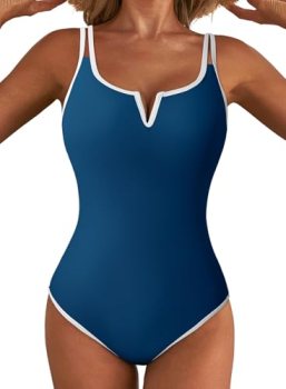 Aleumdr Women’s One Piece Swimsuit Tummy Control