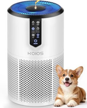 Air Purifiers for Bedroom, KOIOS H13 HEPA Air Purifiers for Home Pets