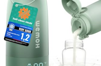Upgraded Portable Milk Warmer with Self-Clean Function