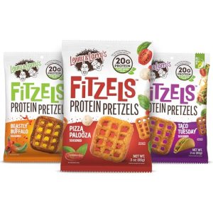 Lenny & Larry’s FITZELS Protein Pretzels [GAME DAY Variety Pack]